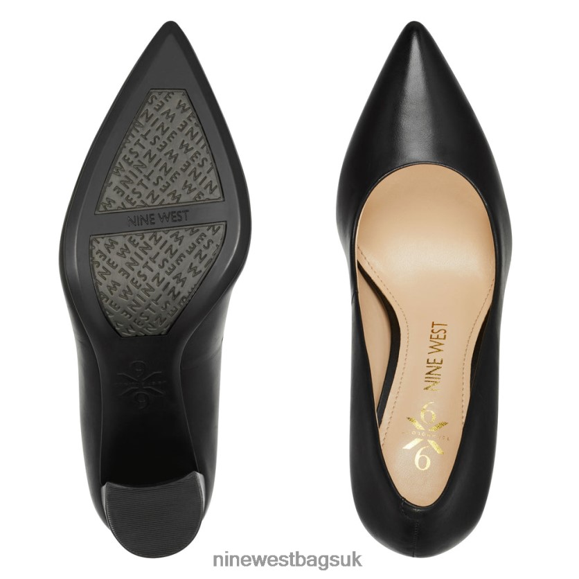 Nine West Astoria 9x9 Pumps RFX40B2243 - Nine West UK Sale Black Leather