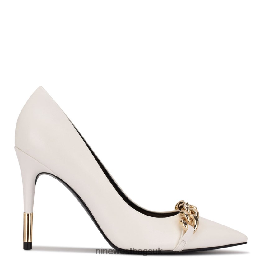Nine West Balan Pointy Toe Pumps RFX40B1418 - Nine West Sandals UK White