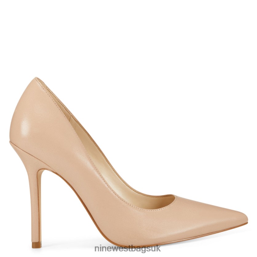 Nine West Bliss Pointy Toe Pumps RFX40B2378 - Nine West Sandals UK Light Natural Leather