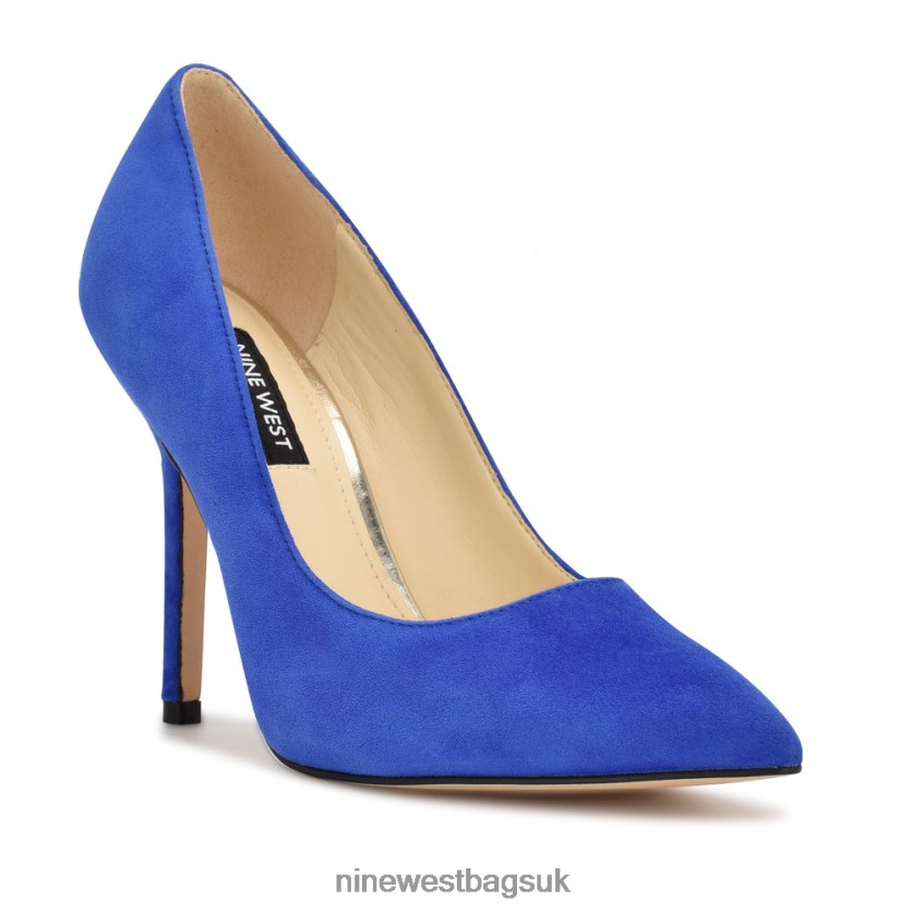 Nine West Bliss Pointy Toe Pumps RFX40B916 - Nine West Bags UK Medium Blue Suede