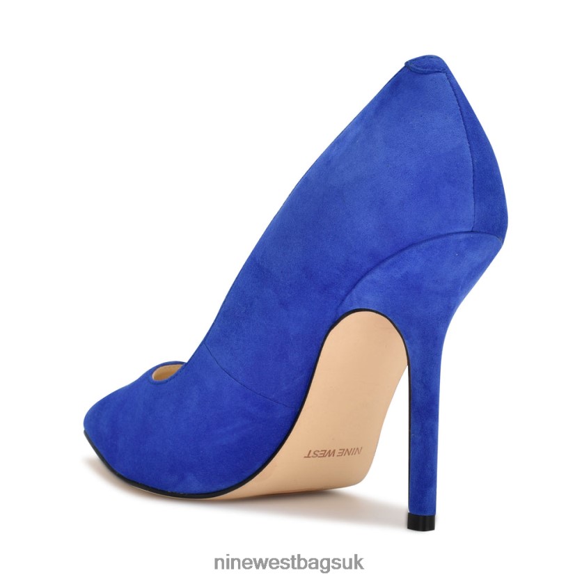 Nine West Bliss Pointy Toe Pumps RFX40B916 - Nine West Bags UK Medium Blue Suede