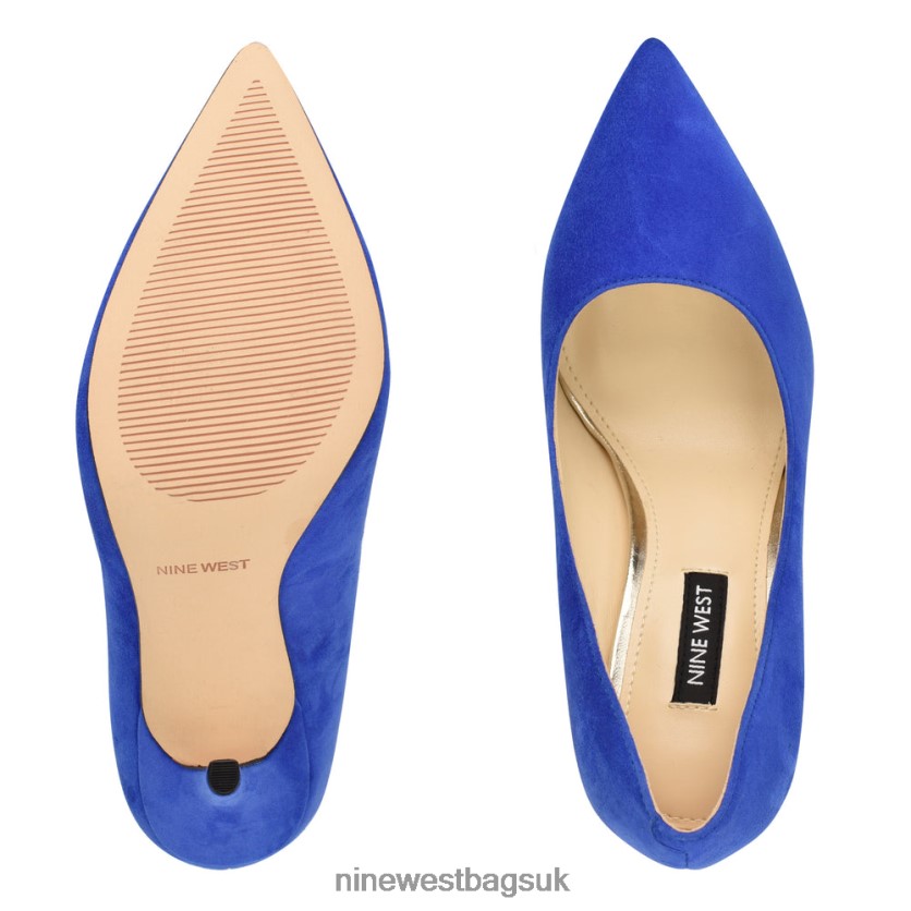 Nine West Bliss Pointy Toe Pumps RFX40B916 - Nine West Bags UK Medium Blue Suede
