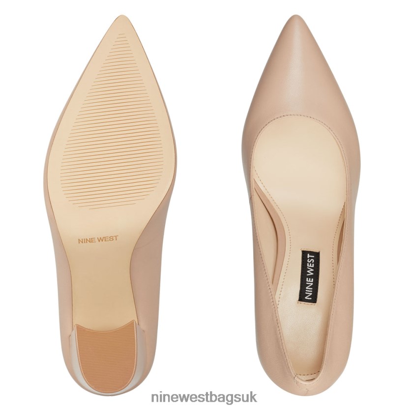 Nine West Cara Dress Pumps RFX40B2127 - Nine West UK Sale Barely Nude Leather