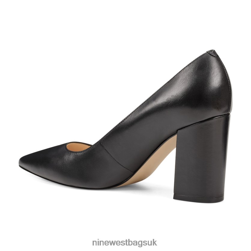 Nine West Cara Dress Pumps RFX40B2370 - Nine West Sandals UK Black Leather