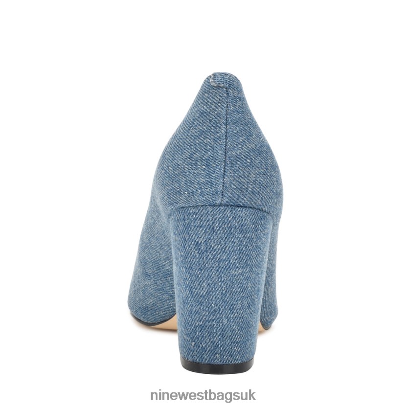Nine West Cara Dress Pumps RFX40B868 - Nine West Bags UK Blue Denim