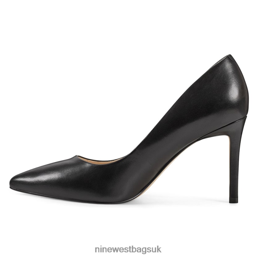 Nine West Ezra Pointy Toe Pumps RFX40B2365 - Nine West UK Black Leather