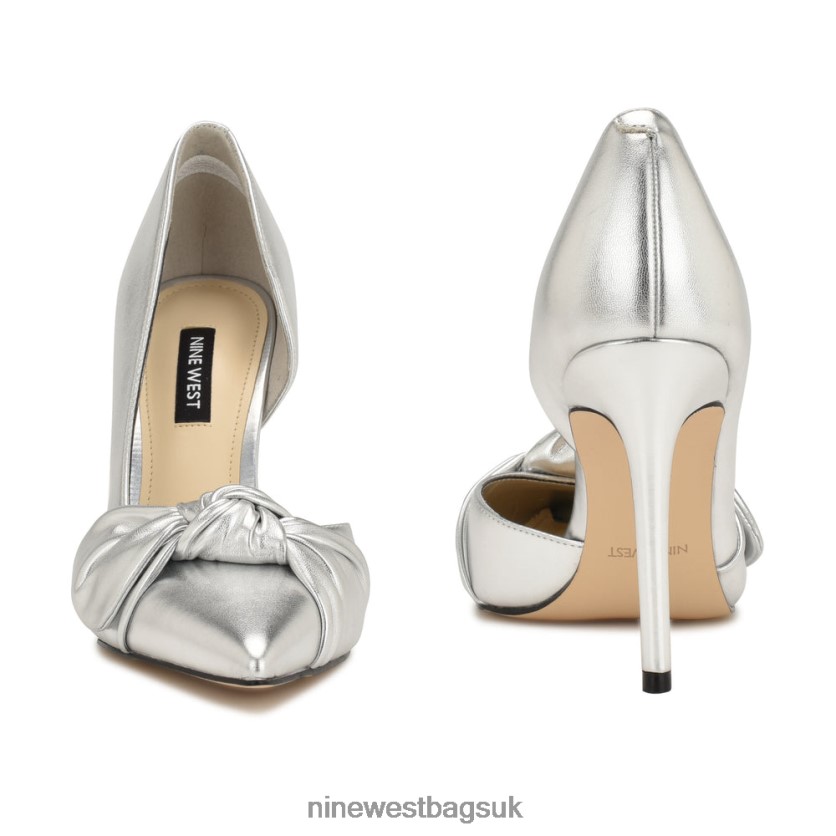 Nine West Fanz d\'Orsay Pumps RFX40B1387 - Nine West UK Sale Silver