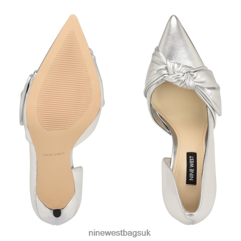 Nine West Fanz d\'Orsay Pumps RFX40B1387 - Nine West UK Sale Silver