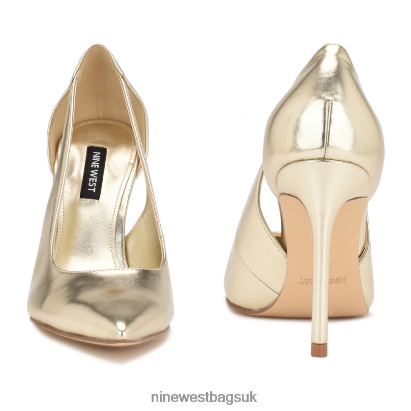 Nine West Favon Cut Out Pumps RFX40B1603 - Nine West UK Sale Platino