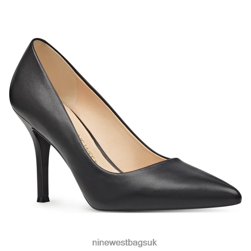 Nine West Fifth 9x9 Pointy Toe Pumps RFX40B2374 - Nine West Sandals UK Black Leather