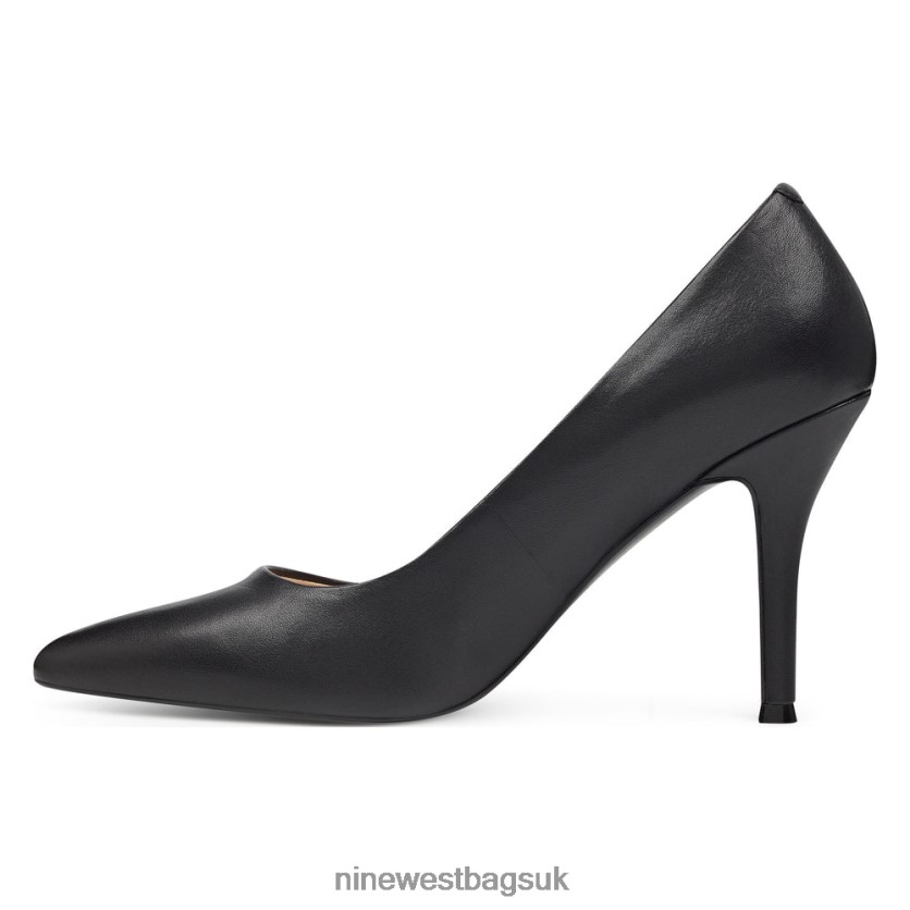 Nine West Fifth 9x9 Pointy Toe Pumps RFX40B2374 - Nine West Sandals UK Black Leather