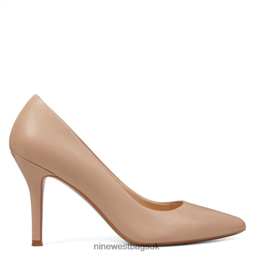 Nine West Fifth 9x9 Pointy Toe Pumps RFX40B2381 - Nine West UK Barely Nude Leather