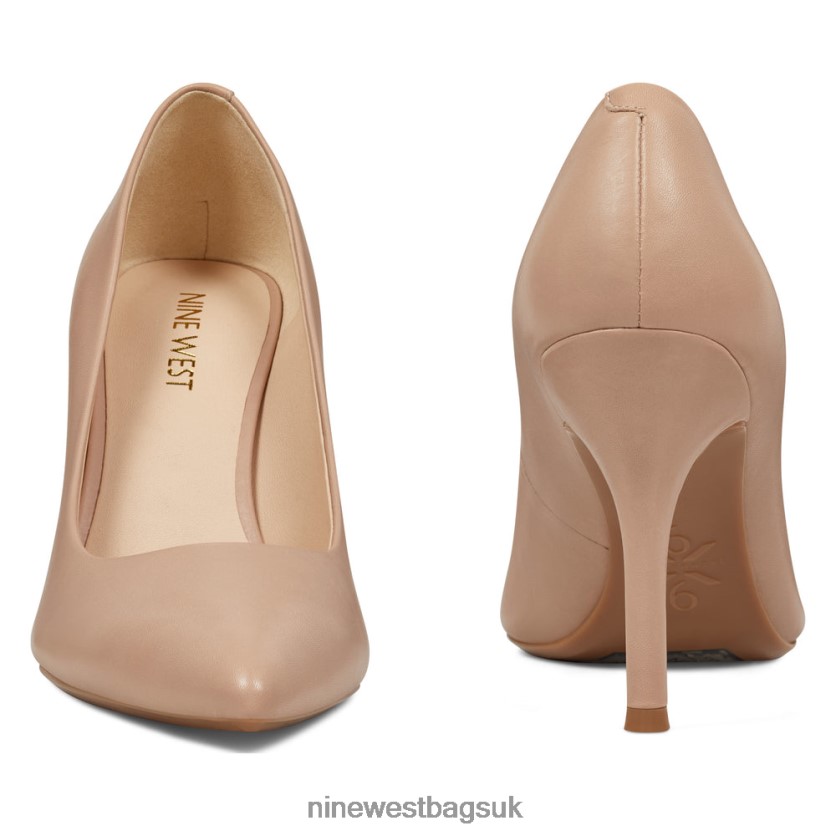 Nine West Fifth 9x9 Pointy Toe Pumps RFX40B2381 - Nine West UK Barely Nude Leather