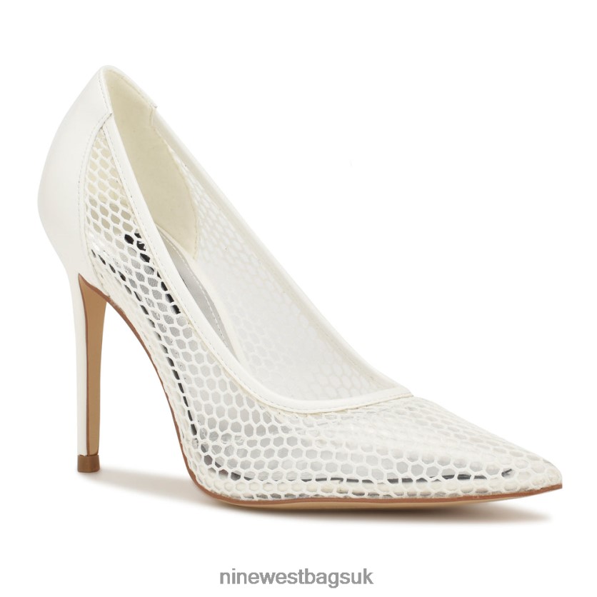 Nine West Flings Mesh Pumps RFX40B1402 - Nine West Sandals UK White
