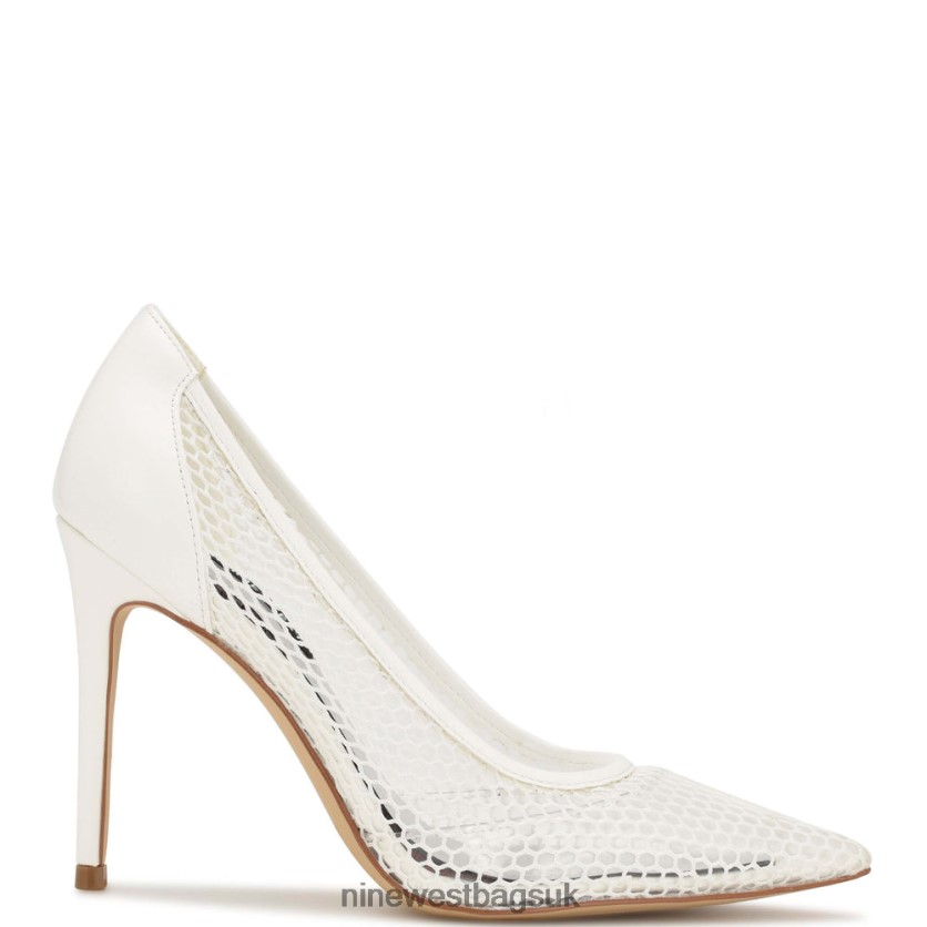 Nine West Flings Mesh Pumps RFX40B1763 - Nine West UK Sale White