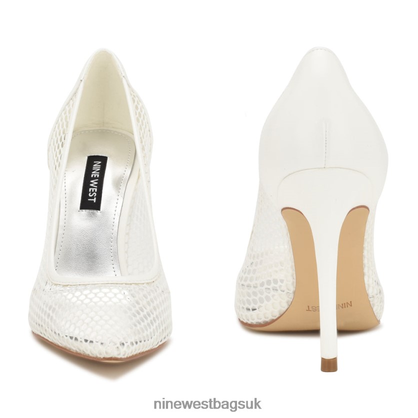 Nine West Flings Mesh Pumps RFX40B1763 - Nine West UK Sale White