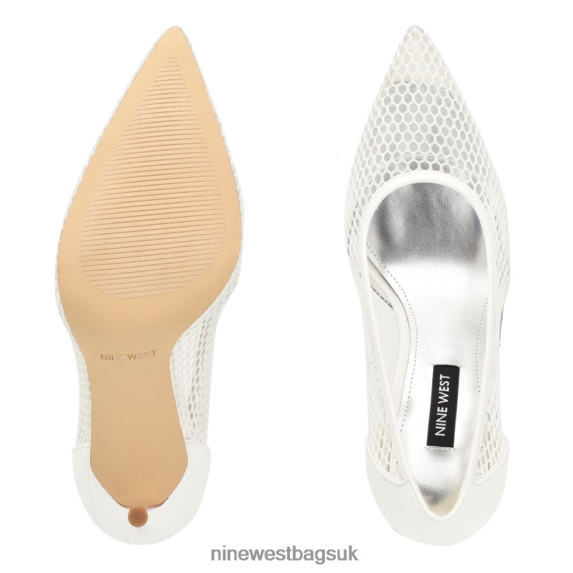 Nine West Flings Mesh Pumps RFX40B1763 - Nine West UK Sale White