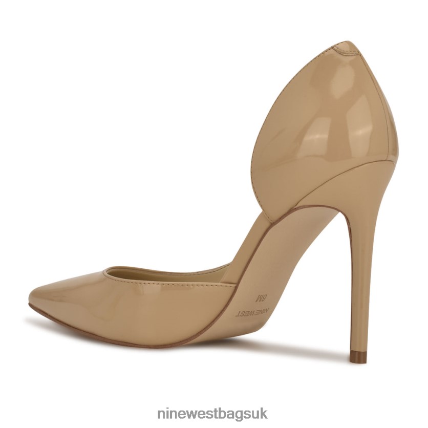 Nine West Folowe d\'Orsay Pointy Toe Pumps RFX40B1576 - Nine West Bags UK Light Natural Patent