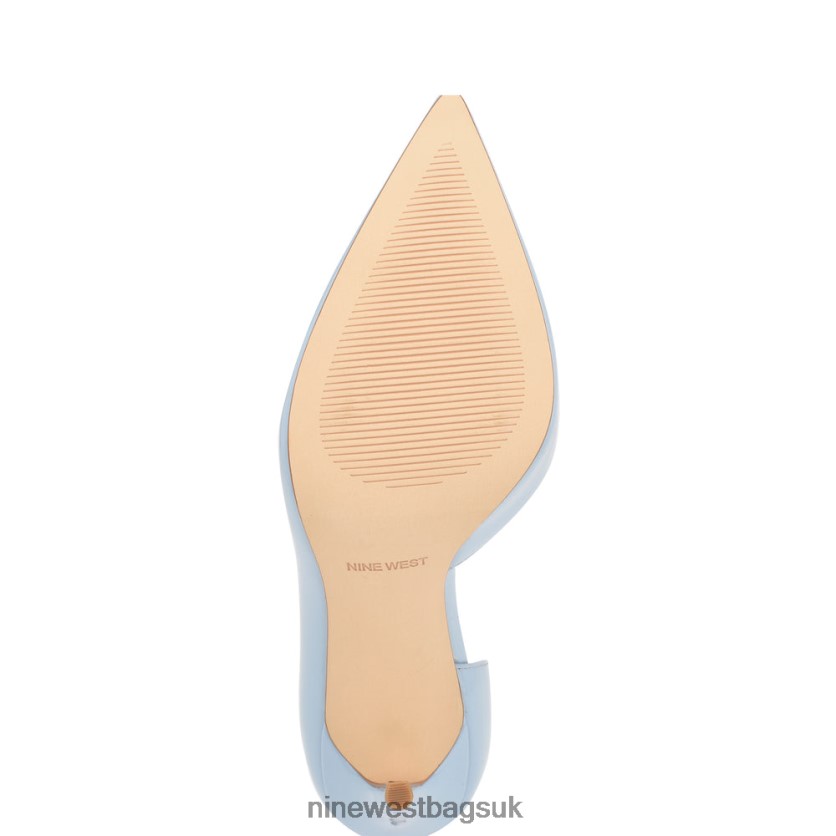 Nine West Folowe d\'Orsay Pointy Toe Pumps RFX40B1595 - Nine West UK Sale Baby Blue Patent