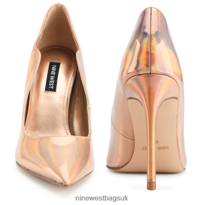 Nine West Foxy Pointy Toe Pumps RFX40B1426 - Nine West Sandals UK Beige Iridescent