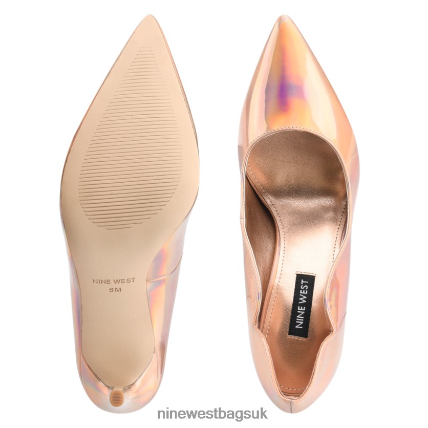 Nine West Foxy Pointy Toe Pumps RFX40B1426 - Nine West Sandals UK Beige Iridescent