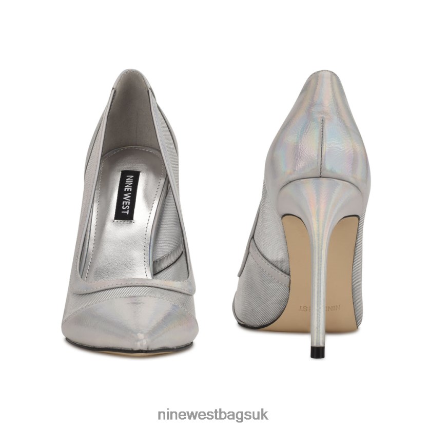 Nine West Francy Pointy Toe Pumps RFX40B1458 - Nine West Sandals UK Silver