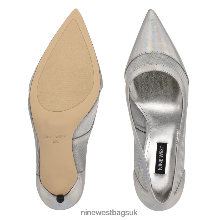 Nine West Francy Pointy Toe Pumps RFX40B1458 - Nine West Sandals UK Silver