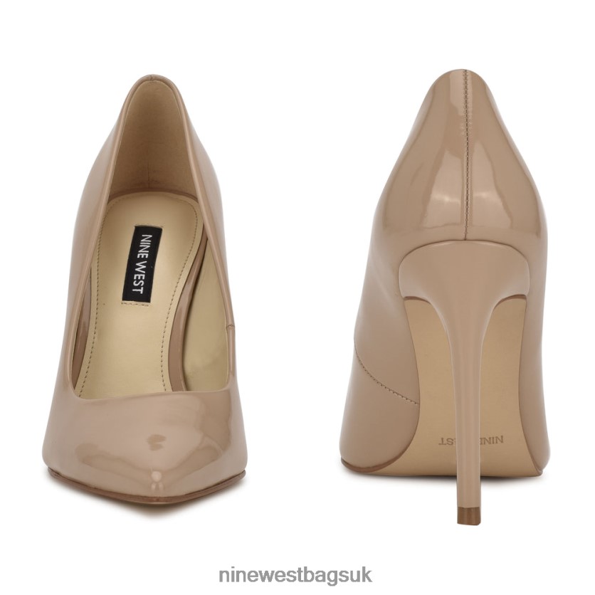 Nine West Fresh Pointy Toe Pumps RFX40B1446 - Nine West Sandals UK Antique Taupe Patent
