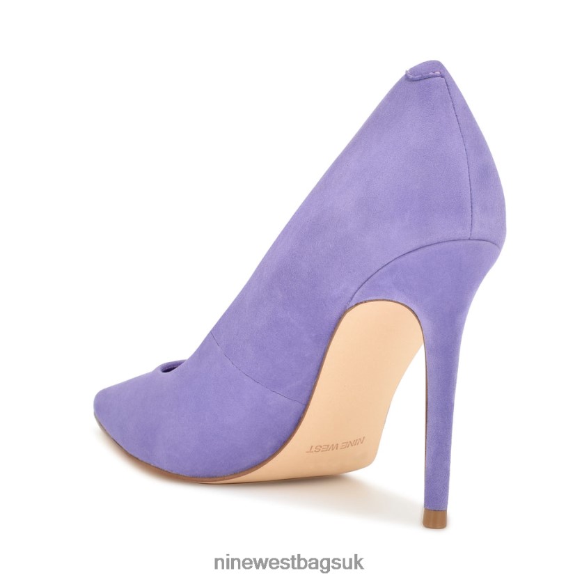 Nine West Fresh Pointy Toe Pumps RFX40B1564 - Nine West Bags UK Purple Suede