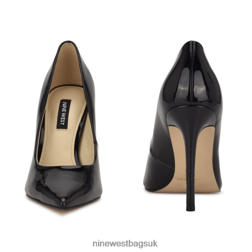 Nine West Fresh Pointy Toe Pumps RFX40B1580 - Nine West Bags UK Black Patent