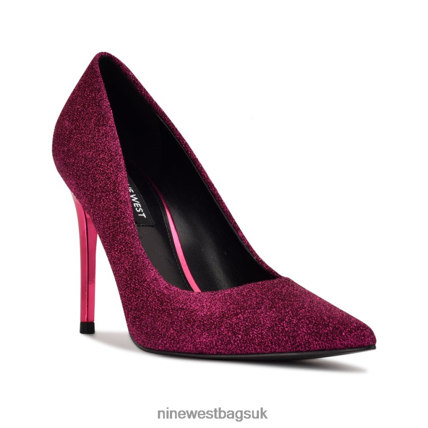 Nine West Fresh Pointy Toe Pumps RFX40B1585 - Nine West UK Medium Purple Glitter