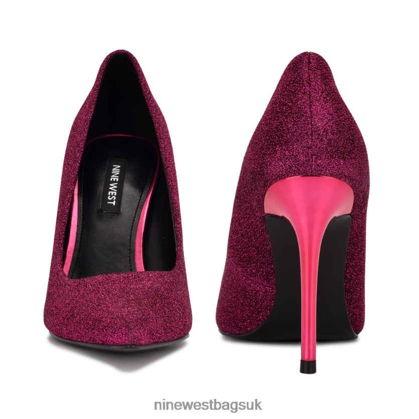 Nine West Fresh Pointy Toe Pumps RFX40B1585 - Nine West UK Medium Purple Glitter