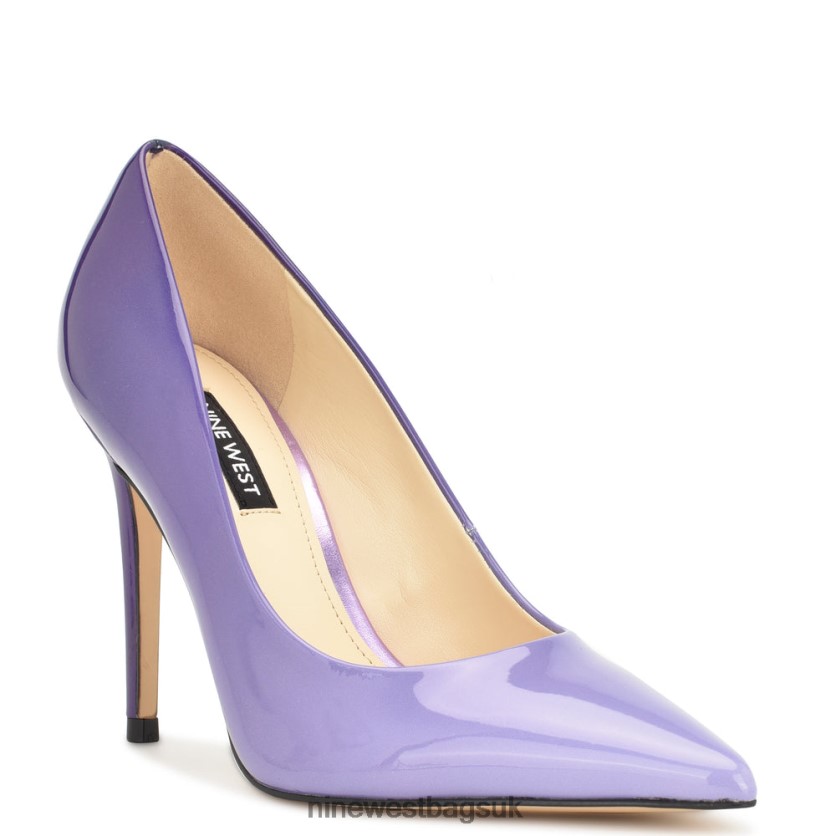 Nine West Fresh Pointy Toe Pumps RFX40B1591 - Nine West UK Sale Purple Ombre Patent
