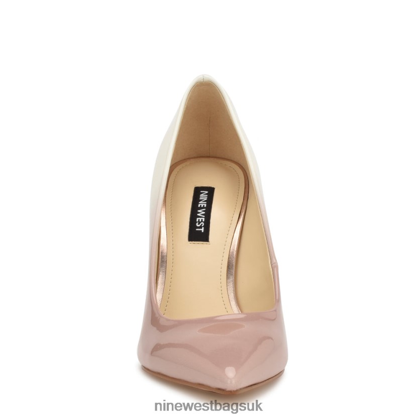 Nine West Fresh Pointy Toe Pumps RFX40B1593 - Nine West UK Barely Nude White Ombre