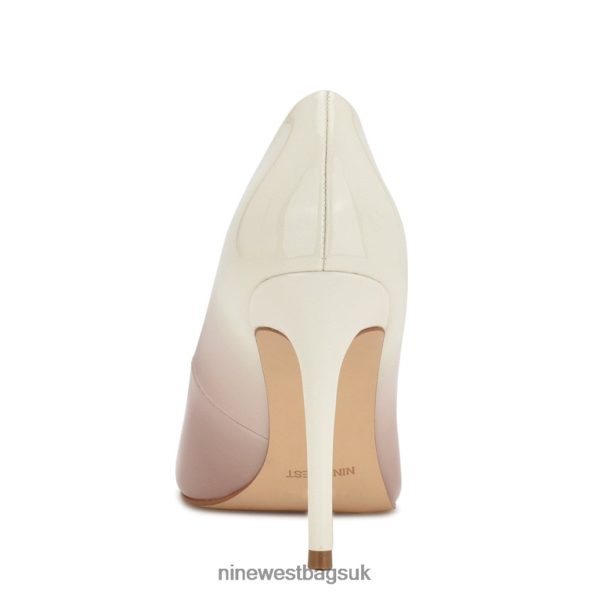 Nine West Fresh Pointy Toe Pumps RFX40B1593 - Nine West UK Barely Nude White Ombre