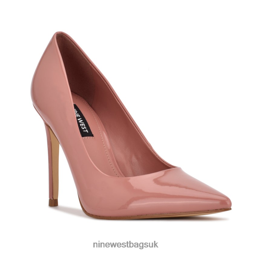 Nine West Fresh Pointy Toe Pumps RFX40B1609 - Nine West UK Dark Blush Patent