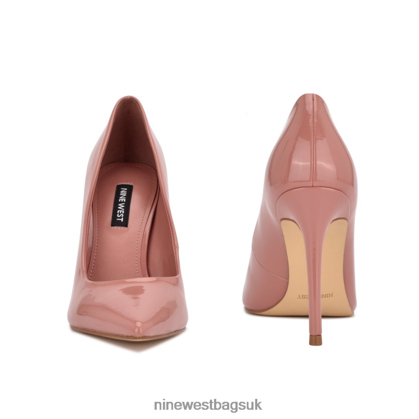 Nine West Fresh Pointy Toe Pumps RFX40B1609 - Nine West UK Dark Blush Patent