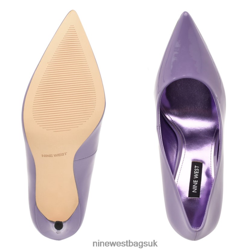 Nine West Fresh Pointy Toe Pumps RFX40B1622 - Nine West Sandals UK Purple Patent