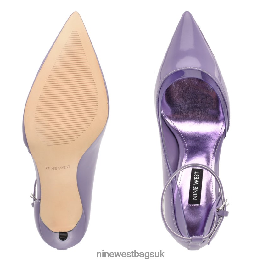 Nine West Freze Ankle Strap Pumps RFX40B1660 - Nine West Bags UK Light Purple