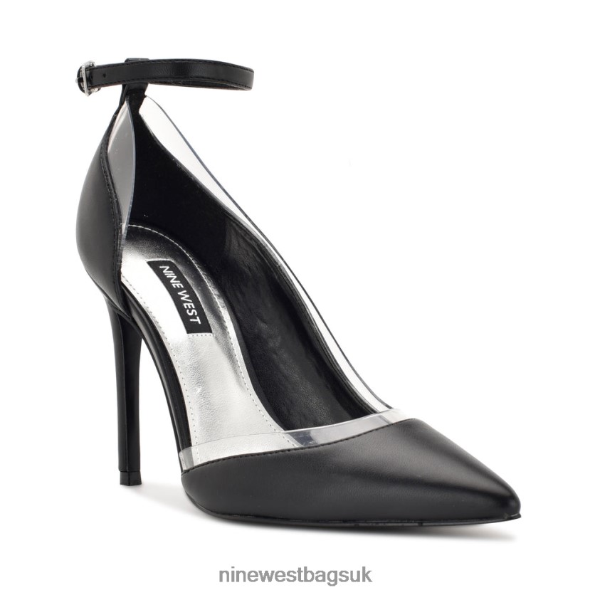 Nine West Freze Ankle Strap Pumps RFX40B1661 - Nine West UK Black