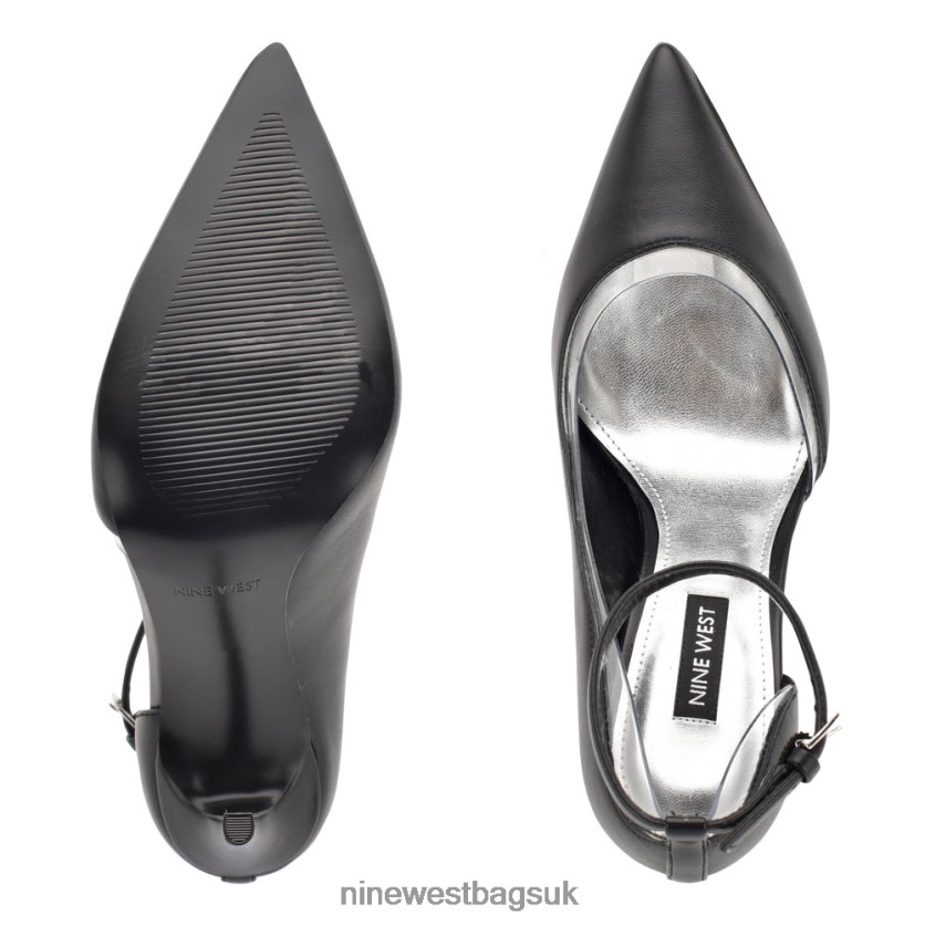 Nine West Freze Ankle Strap Pumps RFX40B1661 - Nine West UK Black