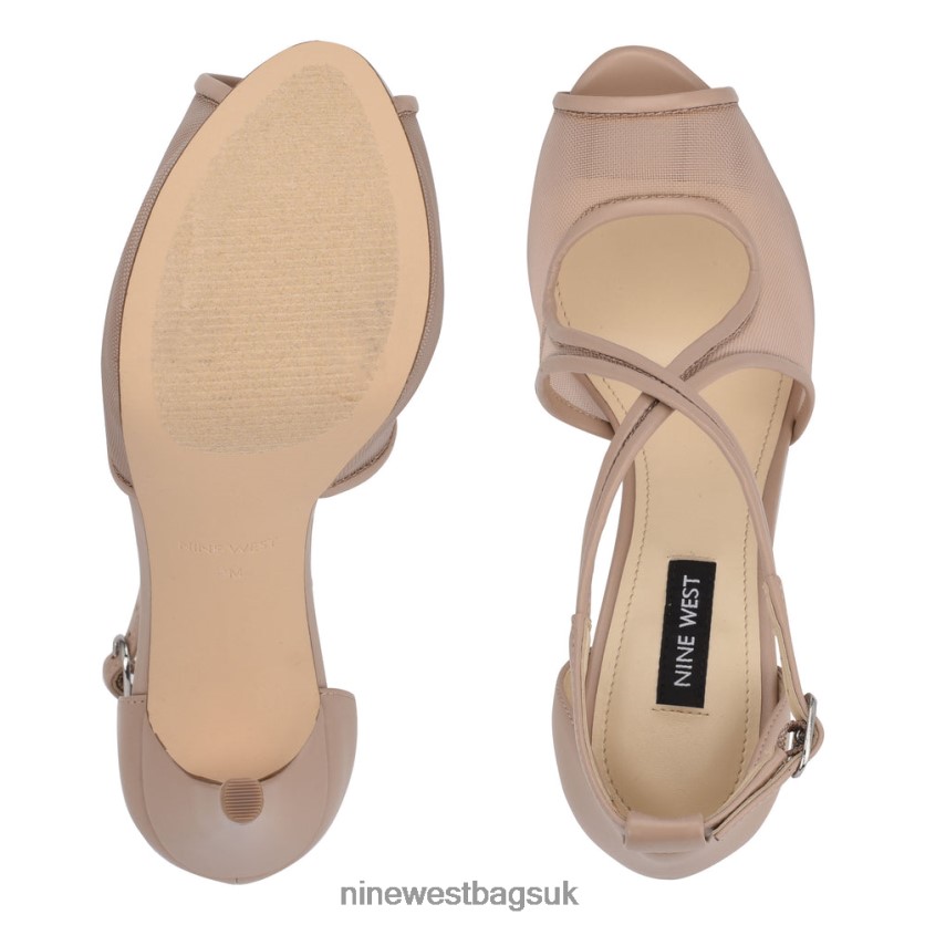 Nine West Hanya Peep Toe Platform Pumps RFX40B1453 - Nine West UK Natural