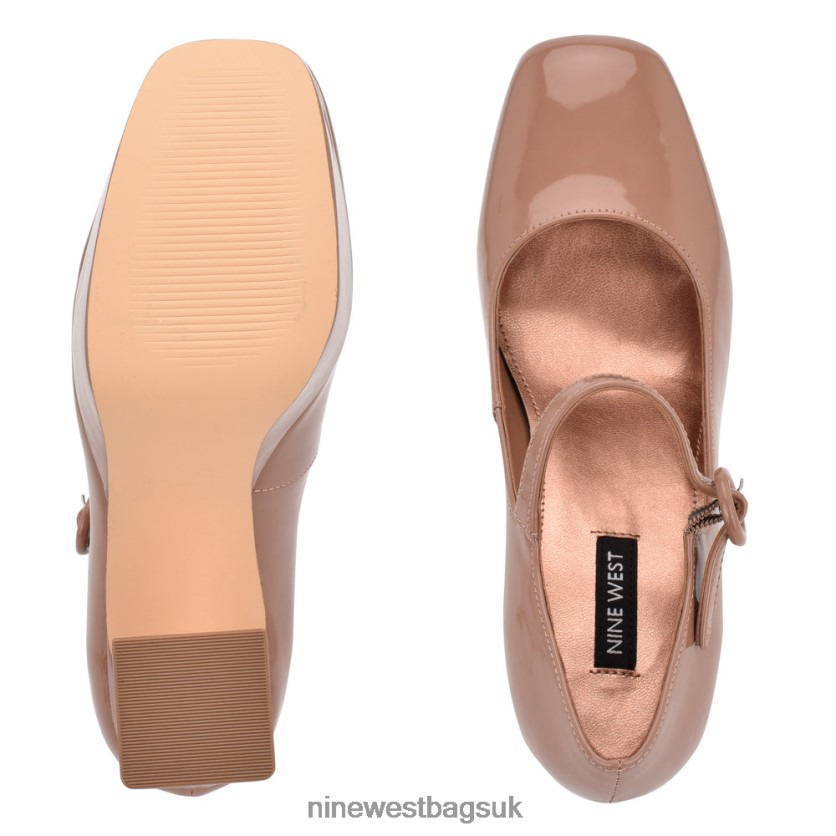 Nine West Kares Platform Mary Jane Heels RFX40B1414 - Nine West Sandals UK Clay Patent