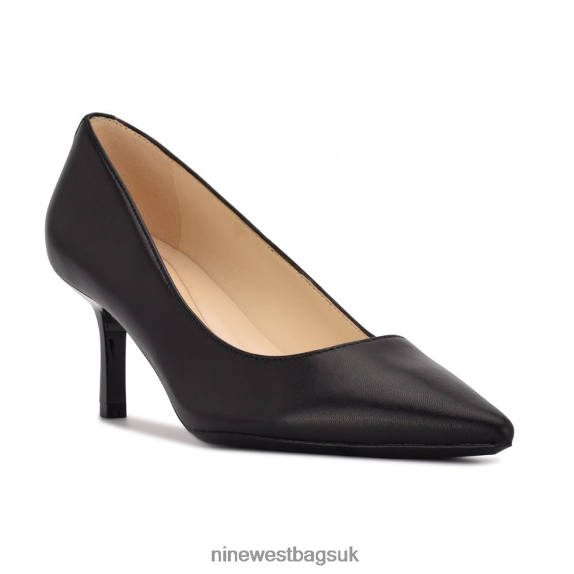 Nine West Kuna 9x9 Pointy Toe Pumps RFX40B2180 - Nine West Bags UK Black Leather