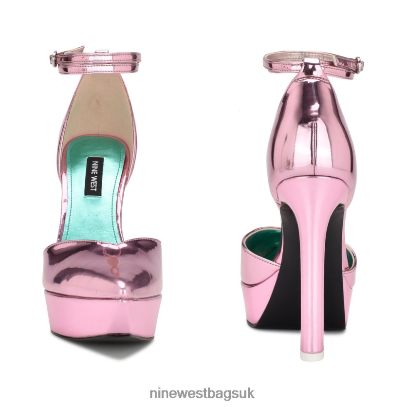 Nine West Linda Ankle Wrap Platform Pumps RFX40B1870 - Nine West Sandals UK