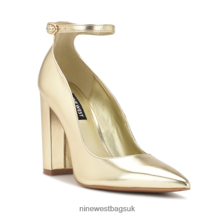 Nine West Plana Ankle Strap Pumps RFX40B1398 - Nine West Sandals UK Platino