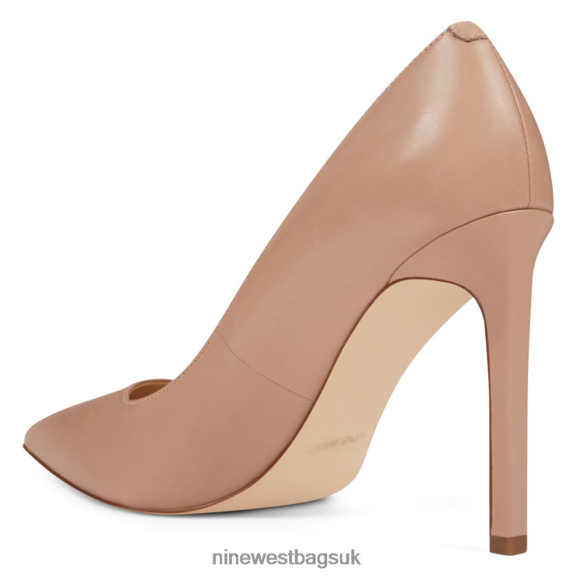 Nine West Tatiana Pointy Toe Pumps RFX40B1484 - Nine West Bags UK Barely Nude Leather