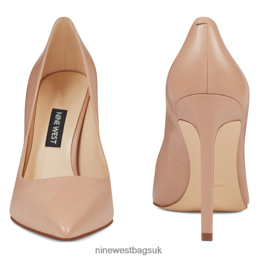 Nine West Tatiana Pointy Toe Pumps RFX40B1484 - Nine West Bags UK Barely Nude Leather
