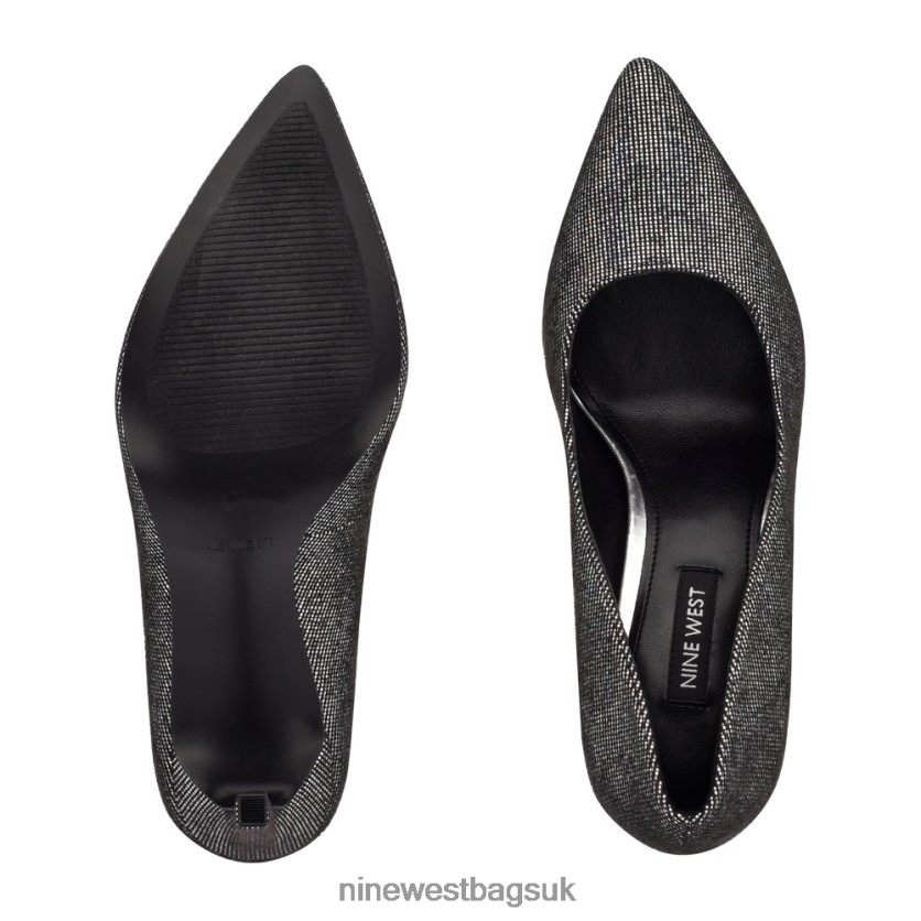 Nine West Tatiana Pointy Toe Pumps RFX40B1526 - Nine West Sandals UK Silver/Black Holographic
