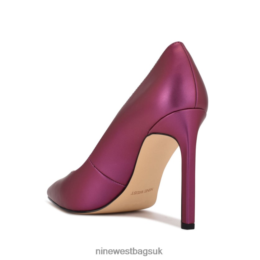 Nine West Tatiana Pointy Toe Pumps RFX40B1529 - Nine West UK Pink Pearlized Metallic